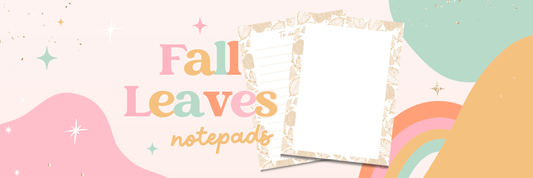 Leaves, Lattes, & Lists 🍂 Free Fall Printable Notepads