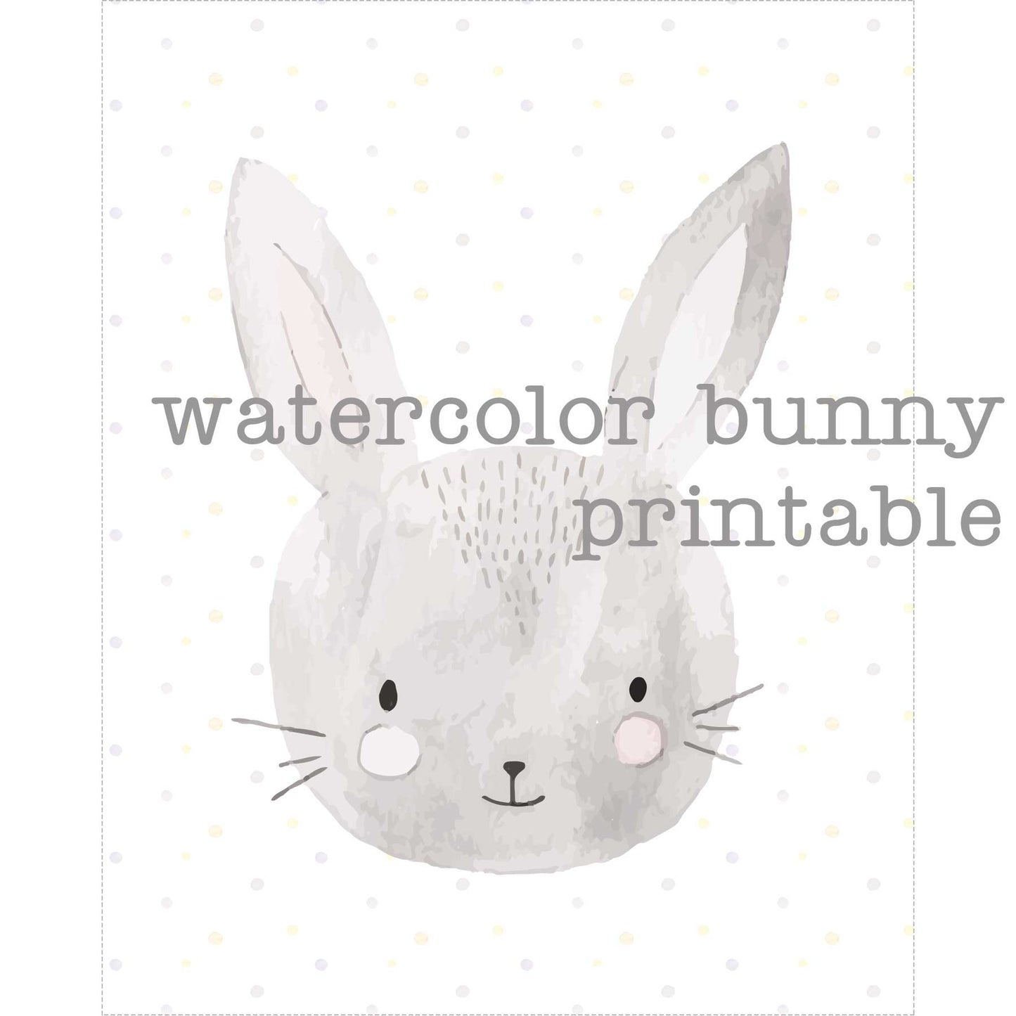 Bella Bunny Printable Download