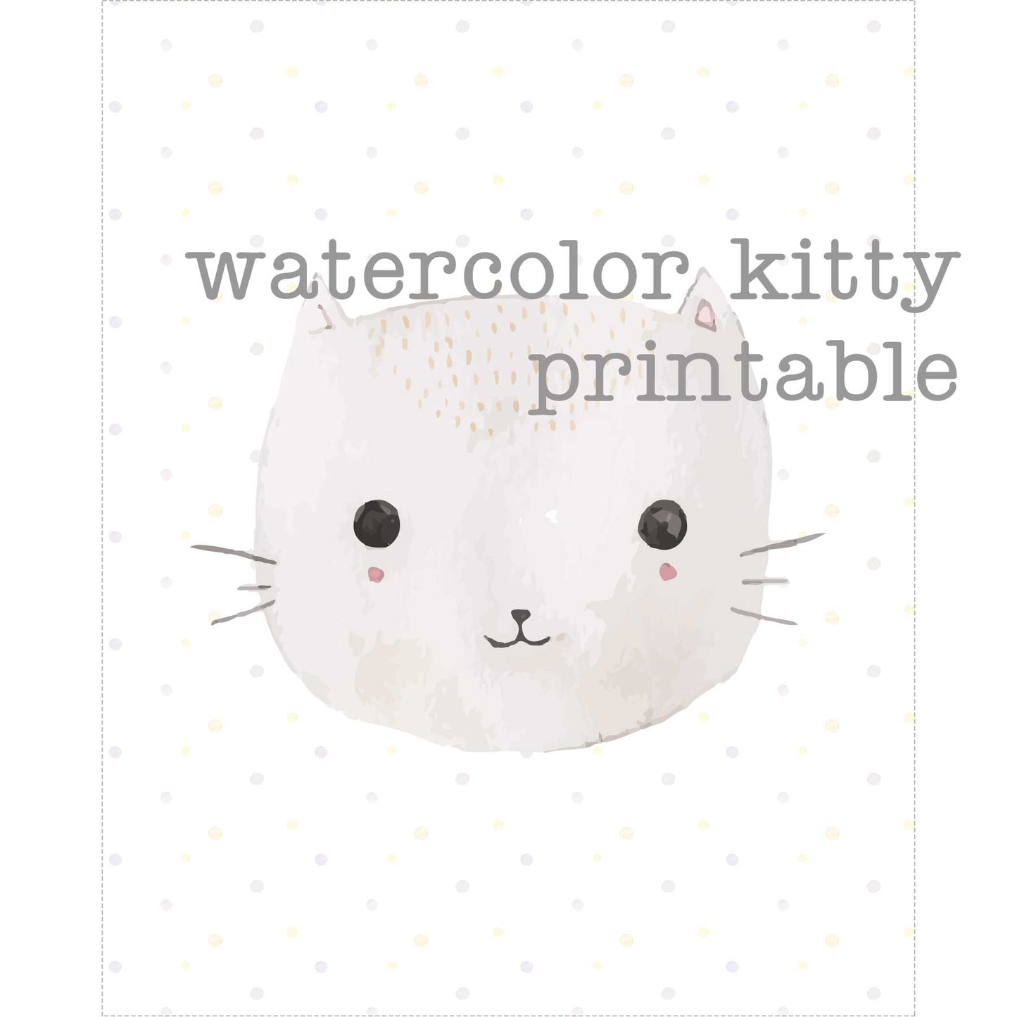 Katie Kitty Cat Printable Download