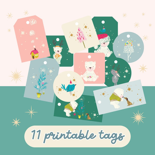 Christmas Gift Tags – Volume I | Printable Holiday Tags PDF