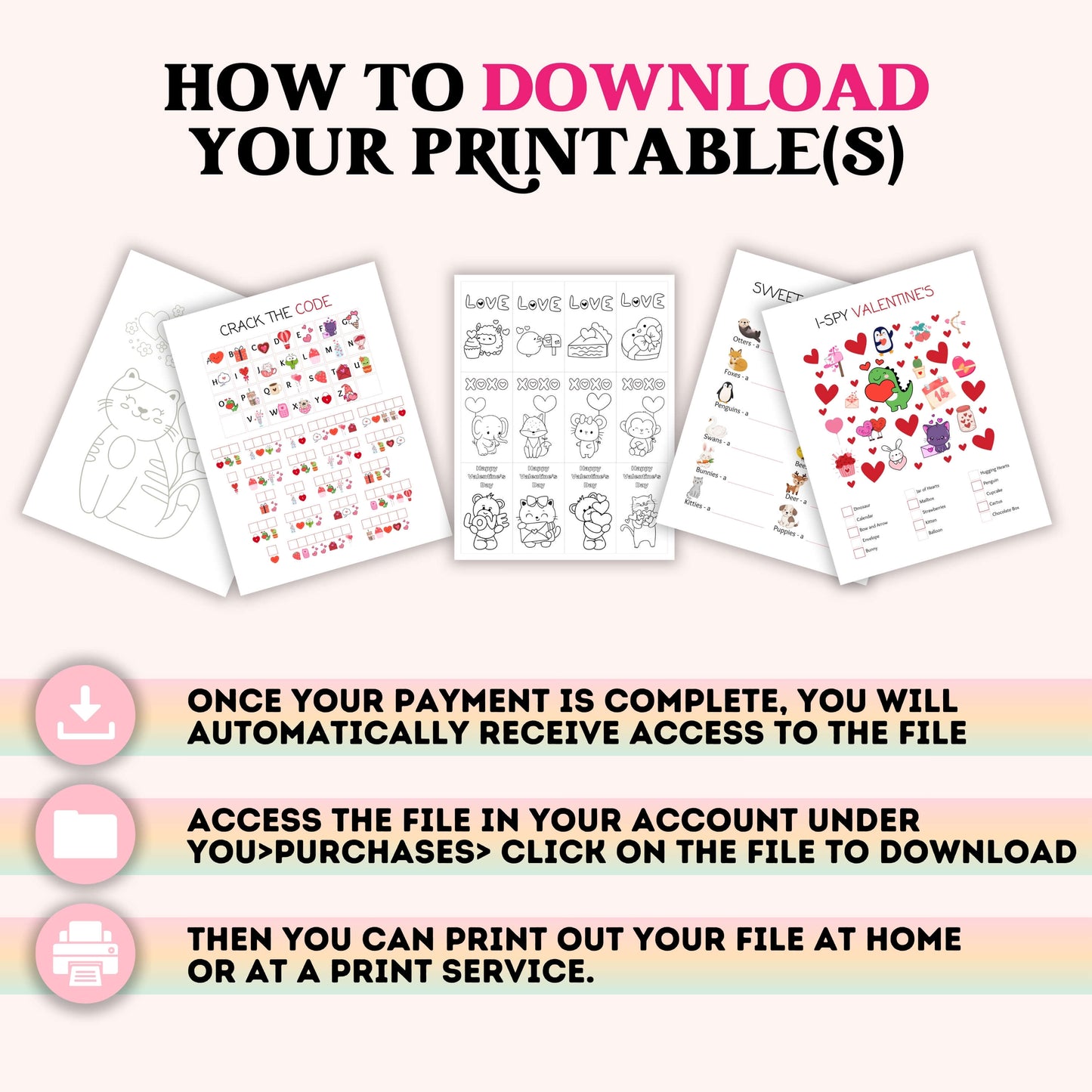 Valentine’s Day Activity Workbook for Kids | Printable Games, Puzzles & Fun Pages