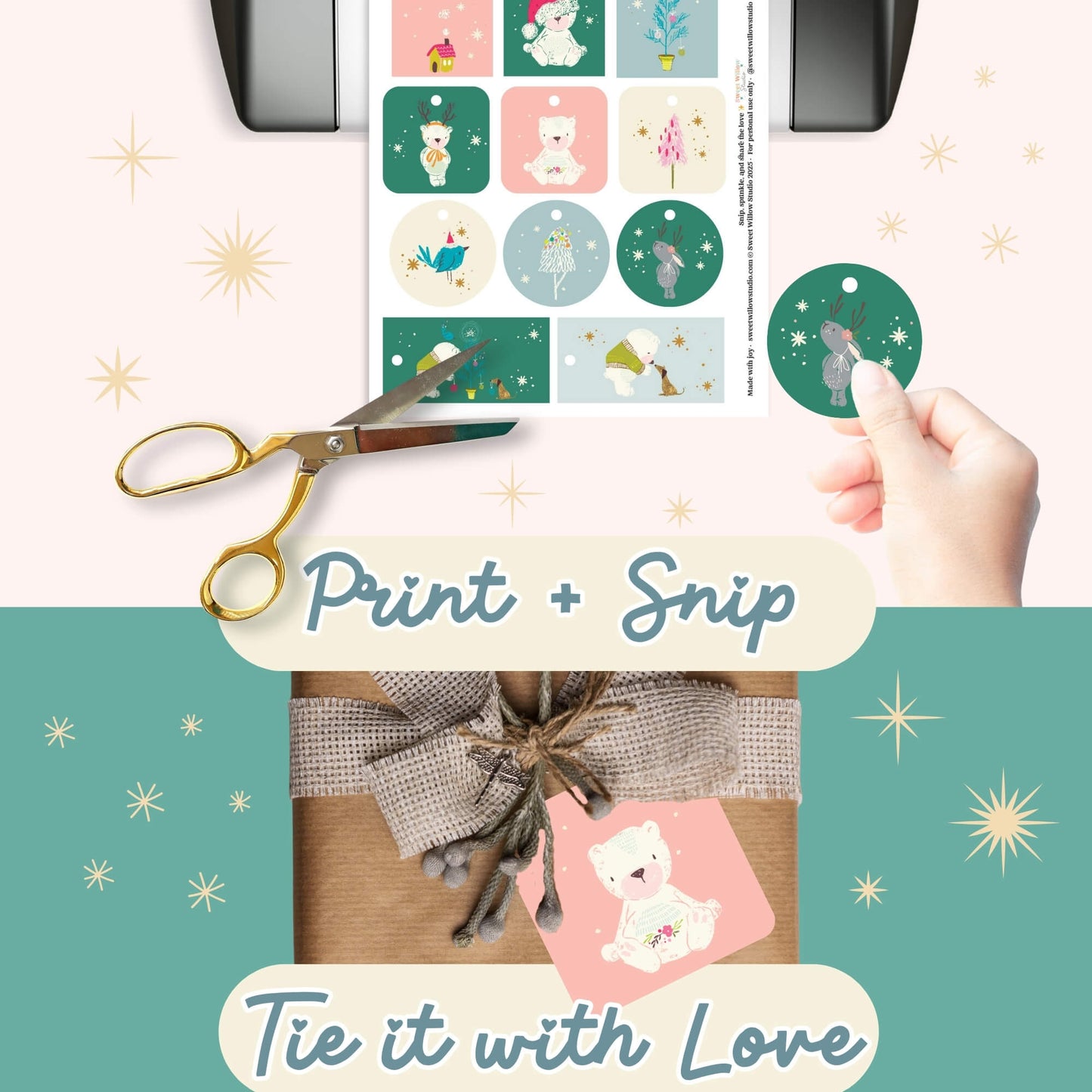 Christmas Gift Tags – Volume I | Printable Holiday Tags PDF