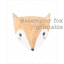 Finn Fox Printable Download